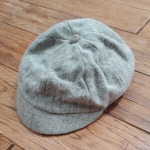 Meier & Frank Co Gray Wool Newsboy Cap